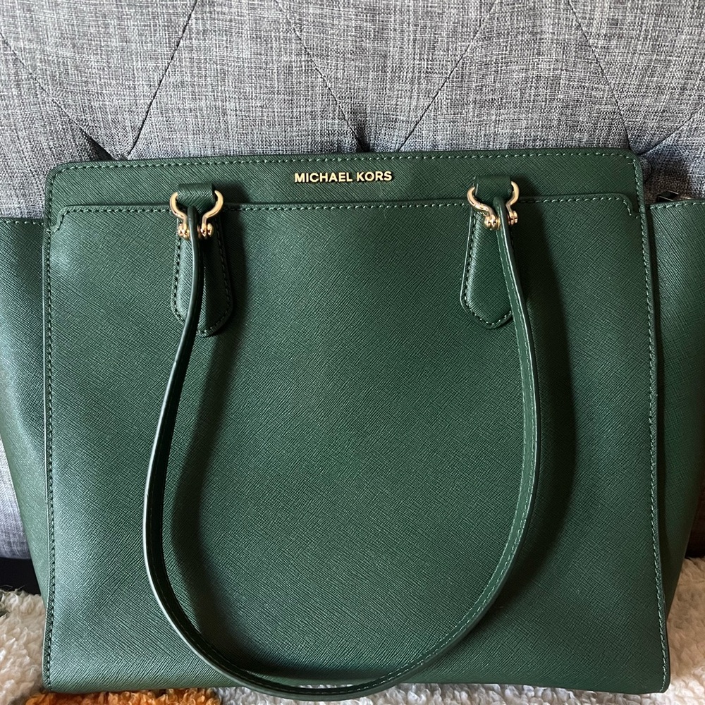 Michael Kors Emerald Green Tote